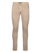 Anbass Trousers Slim Hyperflex Colour Xlite Beige Replay