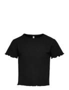 Kognella S/S O-Neck Top Noos Jrs Black Kids Only