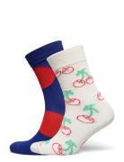 2-Pack Cherries Socks Gift Set White Happy Socks