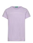 T-Shirt Purple United Colors Of Benetton