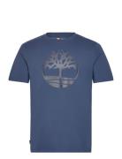 Kennebec River Tree Logo Short Sleeve Tee Dark Denim/Dark Sapphire Blu...
