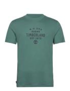 Refibra Front Graphic Short Sleeve Tee Sea Pine Green Timberland