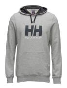 Hh Logo Hoodie Grey Helly Hansen