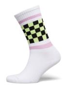 Checked Stripe Sneaker Sock White Happy Socks