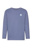 Regular Fit Badge Long Sleeved - Go Blue Knowledge Cotton Apparel