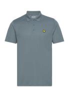 Golf Tech Polo Shirt Blue Lyle & Scott Sport