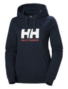 W Hh Logo Hoodie 2.0 Navy Helly Hansen