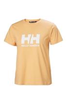 W Hh Logo T-Shirt 2.0 Orange Helly Hansen