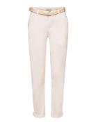 Cropped Chinos Pink Esprit Casual