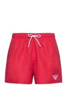 Mens Woven Boxer Red Emporio Armani