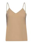 Melanie Slip Top Beige Notes Du Nord