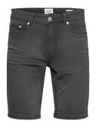 Sdryder Ltgrey900 Denim Shorts Grey Solid