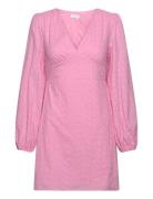 Vimalina L/S Short Dress/Ka Pink Vila