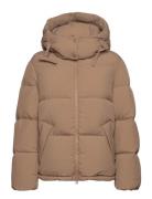 Short Down Jacket Beige GANT