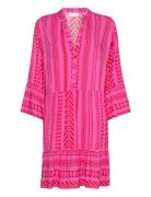 Carmarrakesh Life 3/4 Tunic Dress Aop Pink ONLY Carmakoma