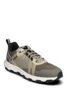 Winsor Trail Low Lace Up Sneaker Light Brown Mesh Green Timberland