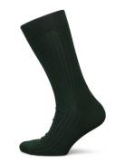 Forest Green Ribbed Socks Green AN IVY