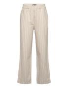 Nlnhill Stripe Reg Pant Beige LMTD