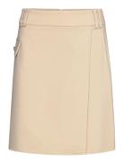Short Skirt With Utility Details Cream Coster Copenhagen
