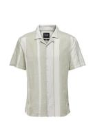 Onscaiden Life Stripe Linen Resort Noos Beige ONLY & SONS