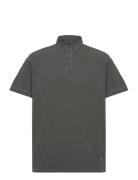 Landon Cotton Pique Polo Ss Grey Fat Moose