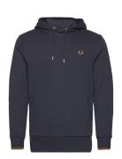 Tipped Hooded Sweatshirt Navy Fred Perry