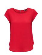 Onlvic S/S Solid Top Noos Ptm Red ONLY