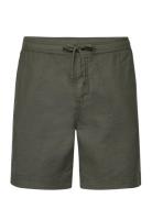 Fenix Linen Shorts Khaki Morris