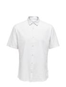 Onscaiden Ss Solid Linen Shirt Noos White ONLY & SONS