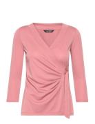 Stretch Jersey Top Pink Lauren Ralph Lauren