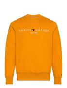 Tommy Logo Sweatshirt Yellow Tommy Hilfiger