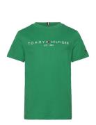 U Essential Tee S/S Green Tommy Hilfiger