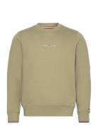 Tommy Logo Tipped Crewneck Green Tommy Hilfiger