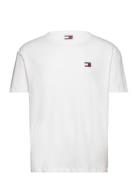 Tjm Reg Badge Tee Ext White Tommy Jeans