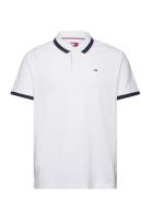 Tjm Reg Solid Tipped Polo White Tommy Jeans