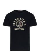 Monotype Arch Tee S/S Black Tommy Hilfiger
