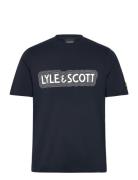 Vibrations Print T-Shirt Navy Lyle & Scott