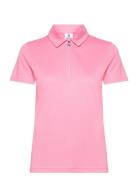 Peoria Ss Polo Shirt Pink Daily Sports