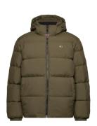 Tjm Essential Down Jacket Khaki Tommy Jeans