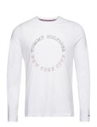 Monotype Roundle Ls Tee White Tommy Hilfiger