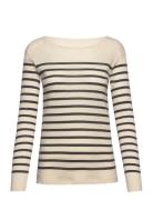 Clear Tee Stripe Beige Moshi Moshi Mind