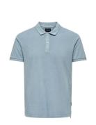 Onstravis Slim Washed Ss Polo Noos Blue ONLY & SONS