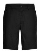 Teppo Linen Shorts Black FRENN