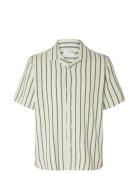 Slhrelax-Sal Shirt Ss Resort Cream Selected Homme