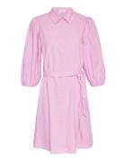 Mschcedrica Abiella 3/4 Shirt Dress Pink MSCH Copenhagen