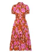 Dvf Queena Dress Pink Diane Von Furstenberg