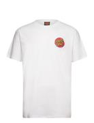 Classic Dot Chest T-Shirt White Santa Cruz