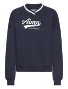 Pitch V-Neck Sweatshirt Navy AIM'N