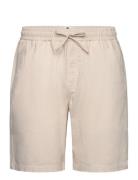 Aklt James Cot/Linen Ela Shorts Beige Anerkjendt