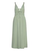 Yastrima Strap Long Dress - Ka Green YAS